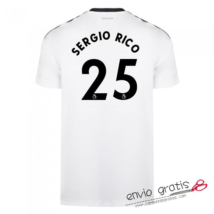 Camiseta Fulham Primera Equipacion 25#SERGIO RICO 2018-2019 Camiseta Fulham Primera Equipacion 25#SERGIO RICO 2018-2019