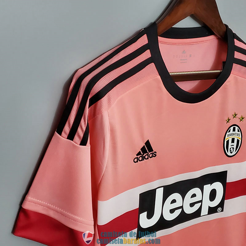 Camiseta 2ª Juventus 2015/2016 Rosa