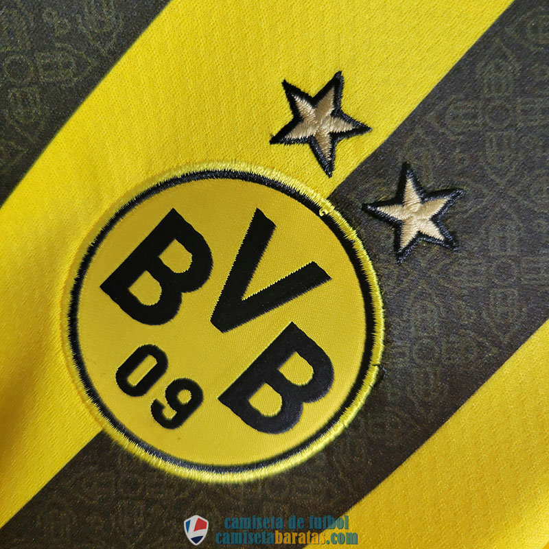 Primera Camiseta Borussia Dortmund 2023-2024 Manga Larga