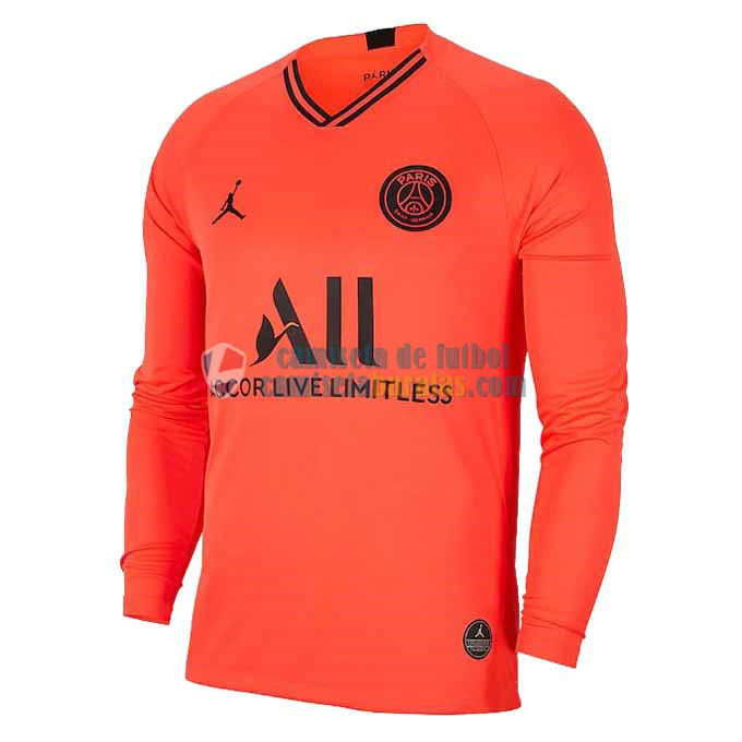 Camiseta Manga Larga PSG Segunda Equipacion 2019-2020 Camiseta Manga Larga PSG Segunda Equipacion 2019-2020