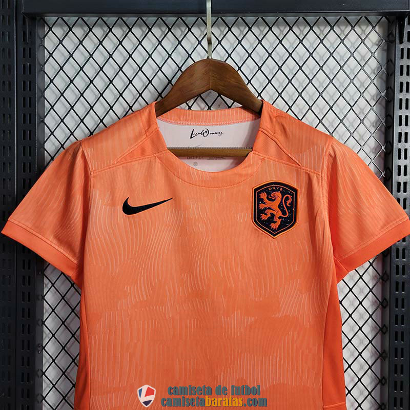 Camiseta Mujer Netherlands Primera Equipacion 2023/2024