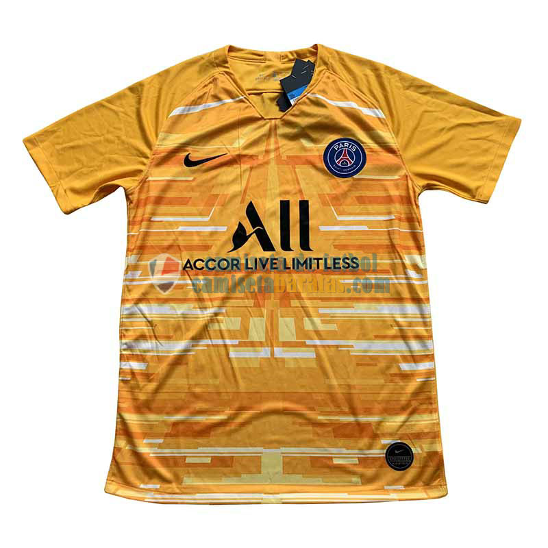 Camiseta PSG Yellow Portero 2019-2020 Camiseta PSG Yellow Portero 2019-2020