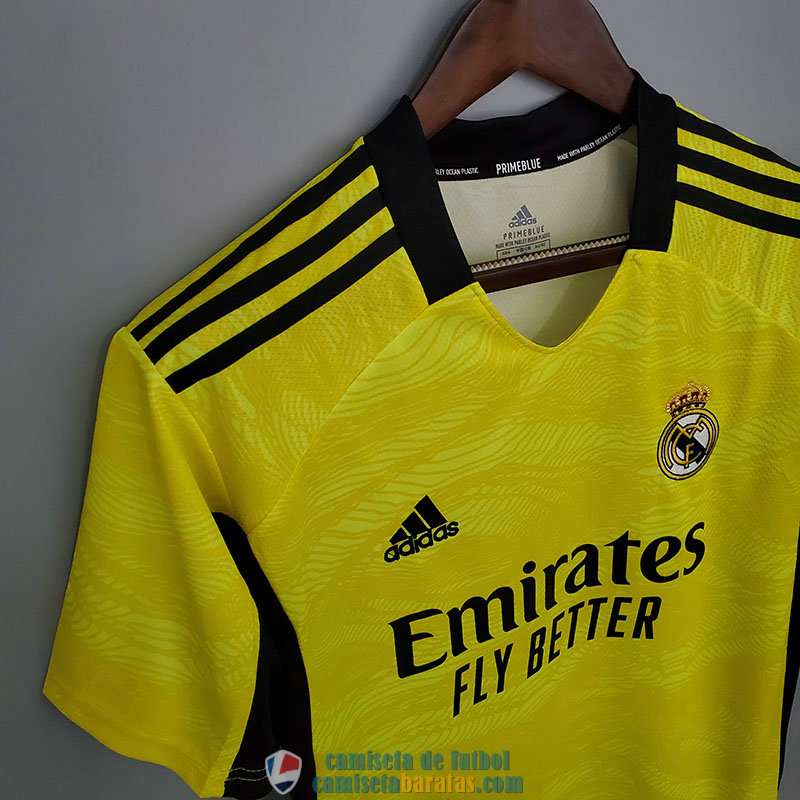 Camiseta Real Madrid Portero Yellow 2021/2022