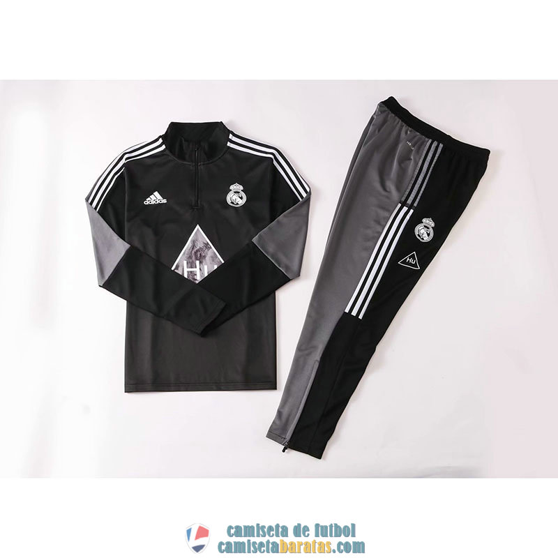 Real Madrid x Humanrace Sudadera De Entrenamiento Black+ Pantalon 2020/2021